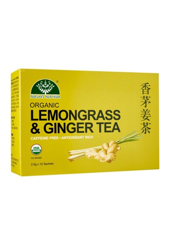 Nature's Nutrition Nature's Nutrition Organic Lemongrass & Ginger Tea 12s 0786AES584688BGS_1