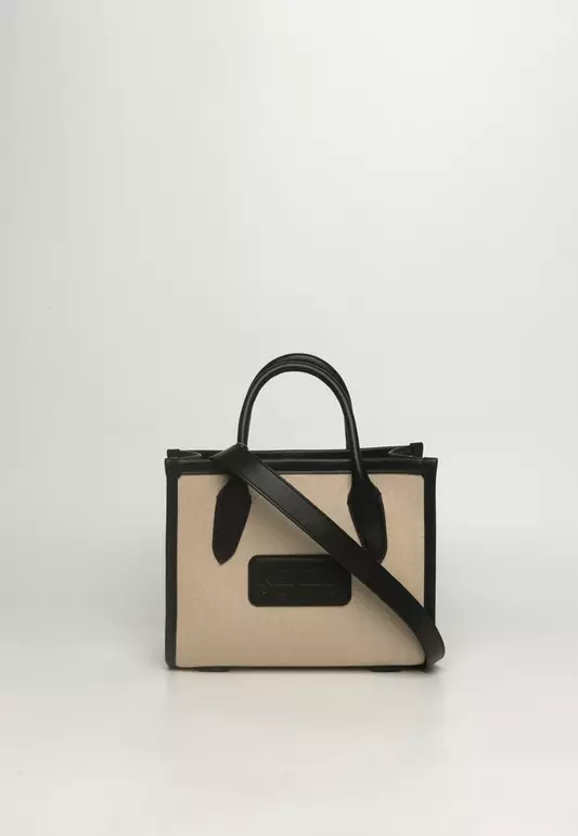 Kenzo 18 Small Canvas And Leather Tote Bag Crossbody bag/Tote bag
