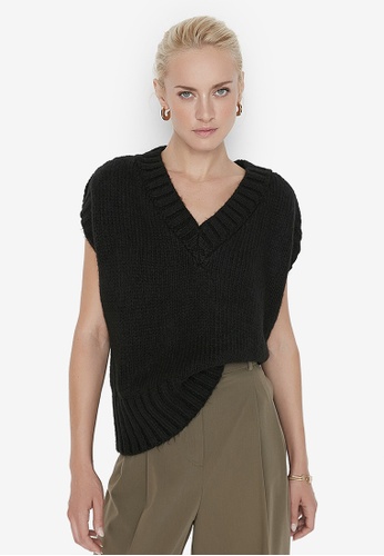 Trendyol black Knit Sweater 815E9AA68CADCFGS_1