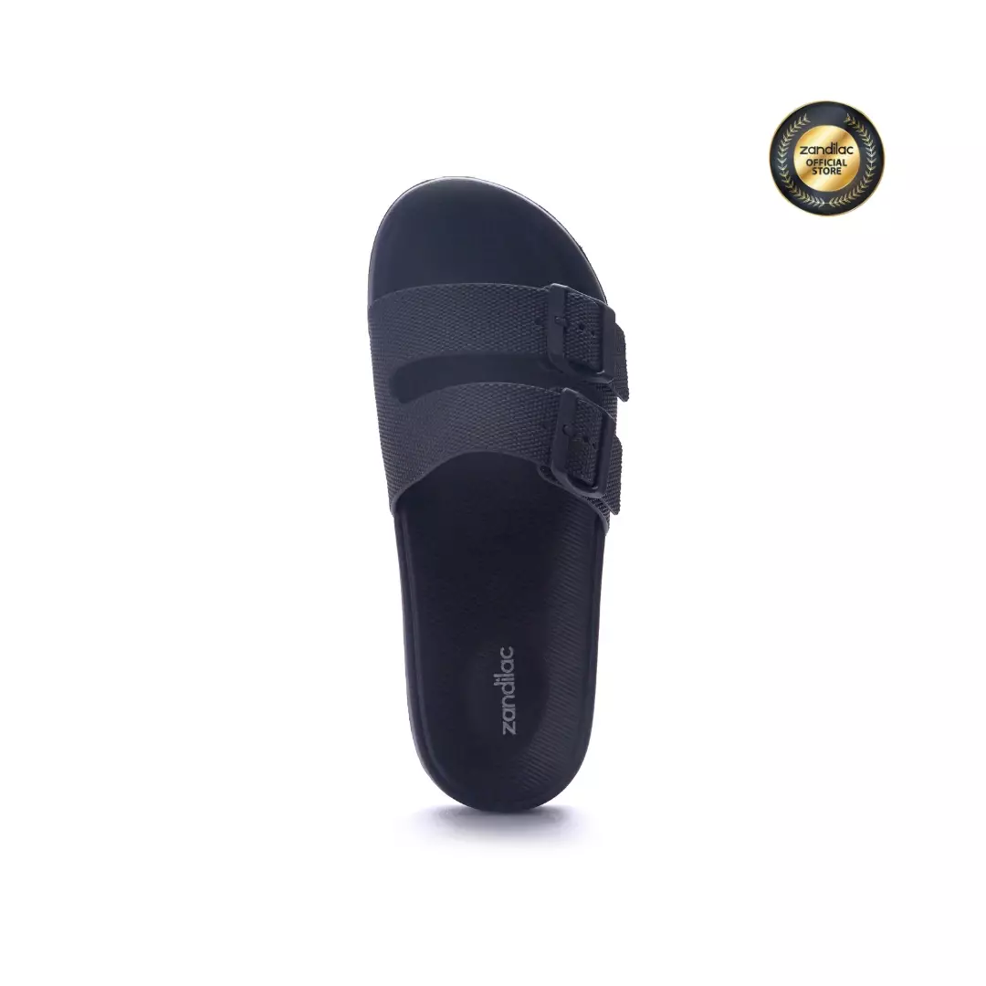 ZANDILAC - SANDAL LAKI DEWASA CH122241LD - HITAM  full karet