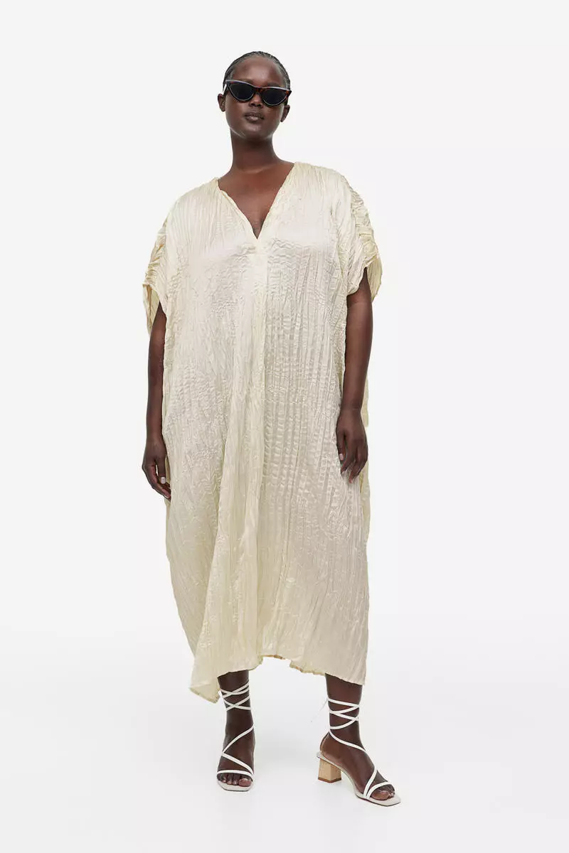 Buy H&M Pleated tunic dress Online