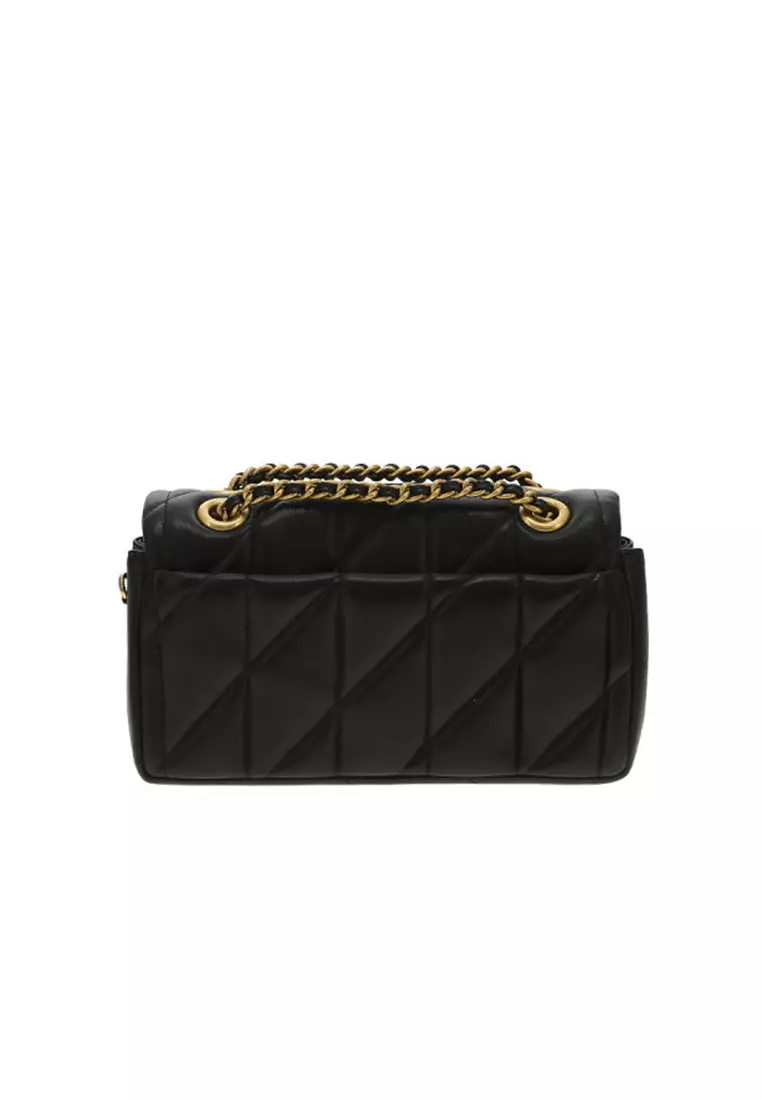 Bolsa Tabby Shoulder 20 With Quilting in Preto CP149