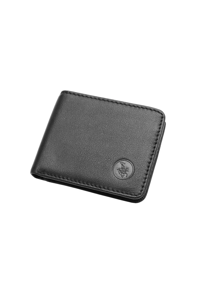 Gift Set - Leather RFID Wallet + 35mm Automatic Buckle Belt - Black