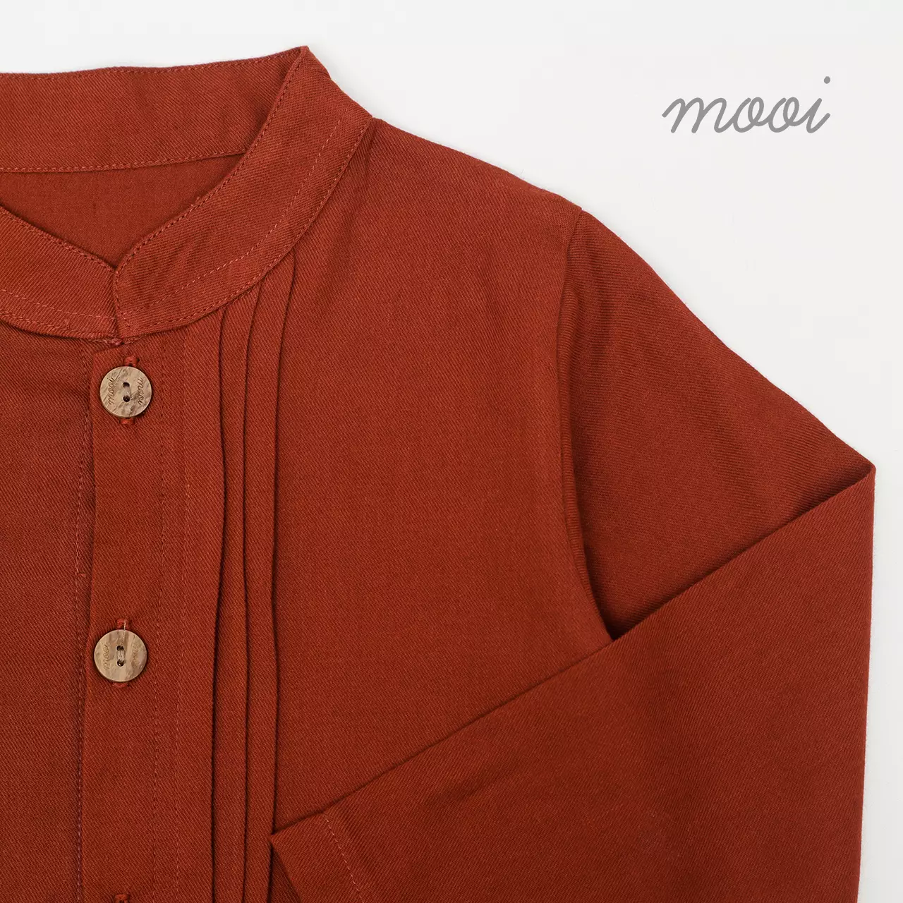 Mooi Setelan Koko Anak Athar Koko Set - Clay Red