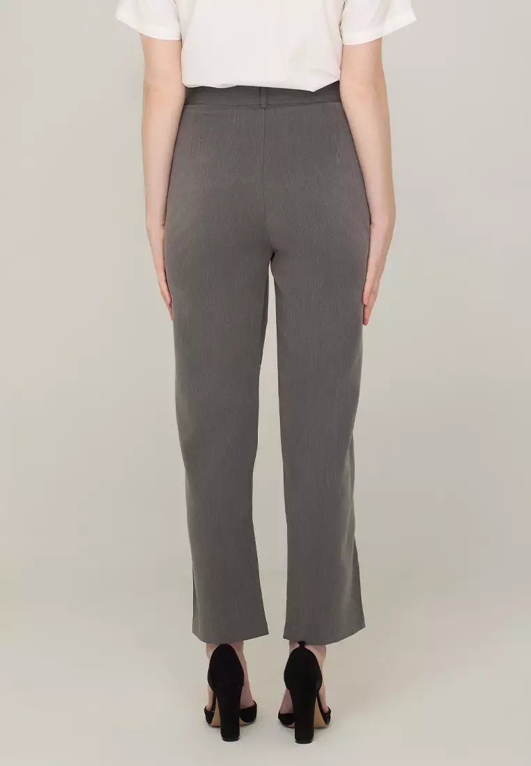 Allona Relaxed-Fit Pants with Pocket Detail
