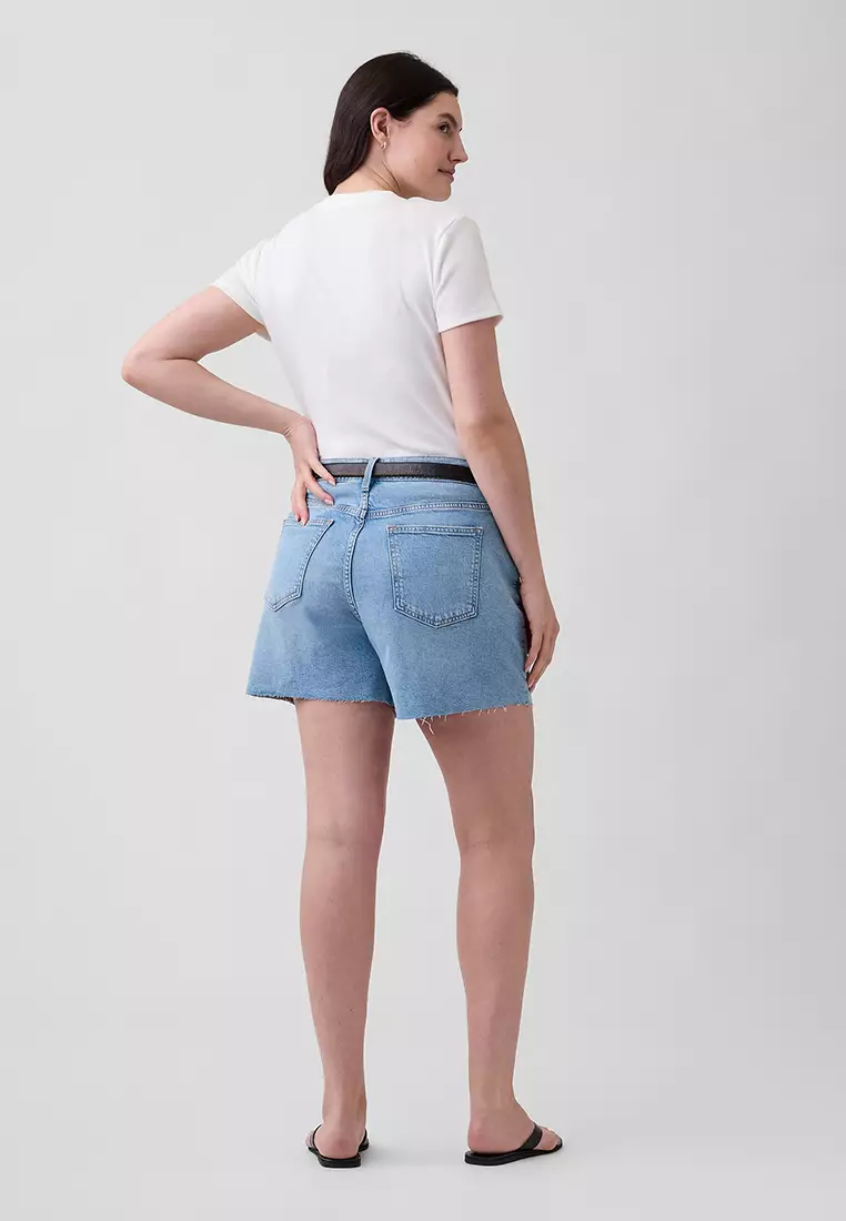 5" Mid Rise Soft Denim Shorts