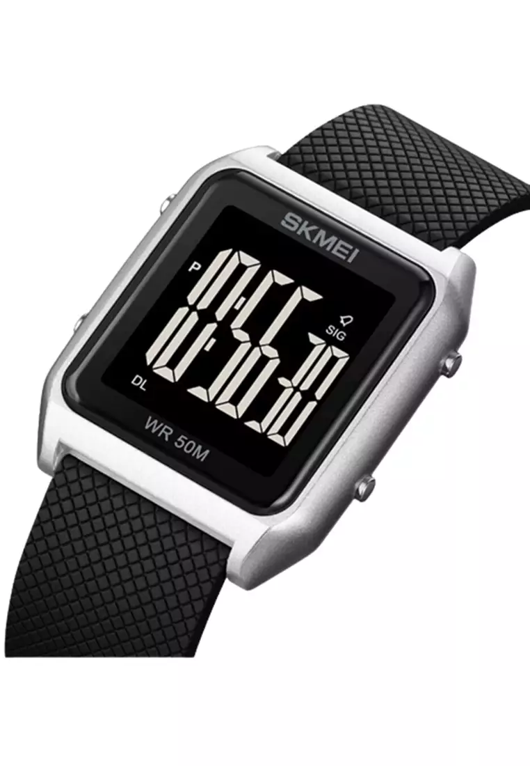 Jam Tangan Pria Digital Waterproof Many Function Strap Tali Material Silicone IR20 ORIGINAL