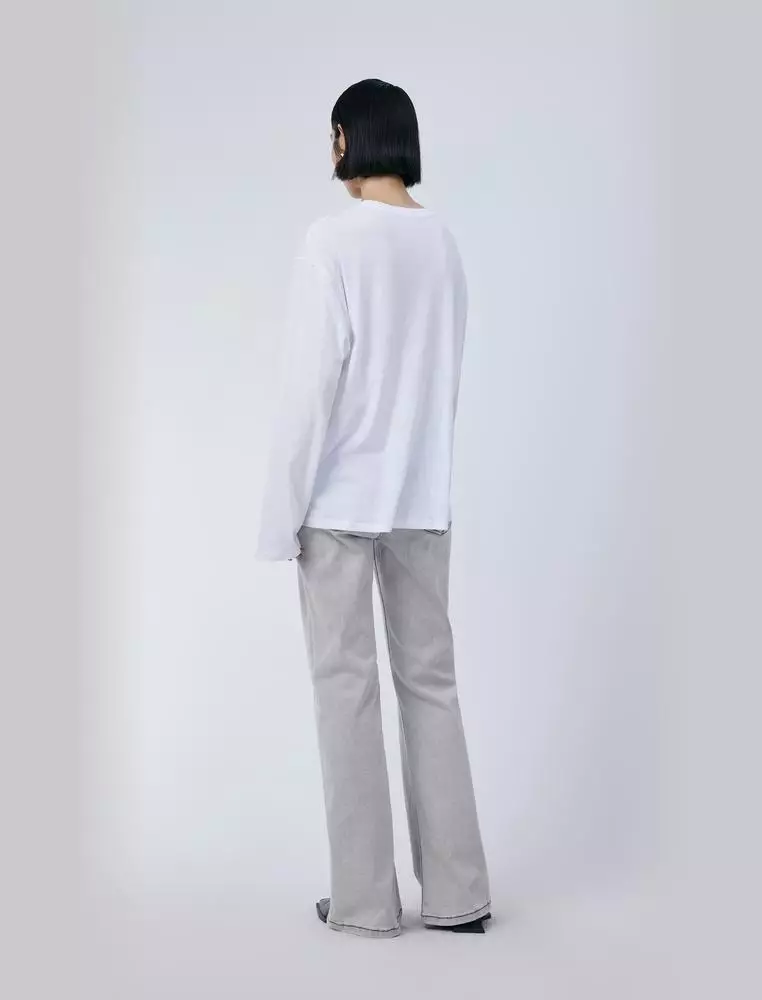 Bootcut Denim Long Pants