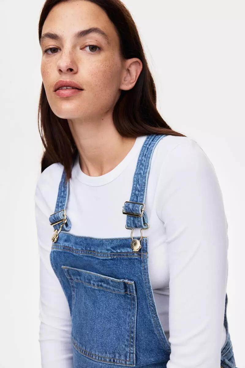 MAMA Before & After Denim dungarees