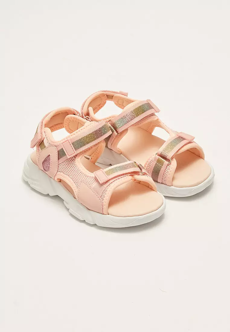 Discount on Lc Waikiki  shoes - SKU: Girls Sandals With Double Straps Velcro