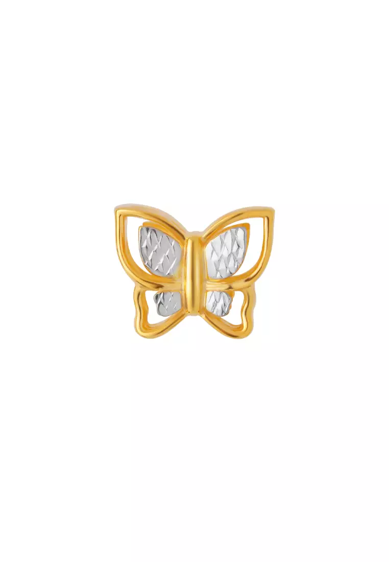 Gold on sale butterfly charm