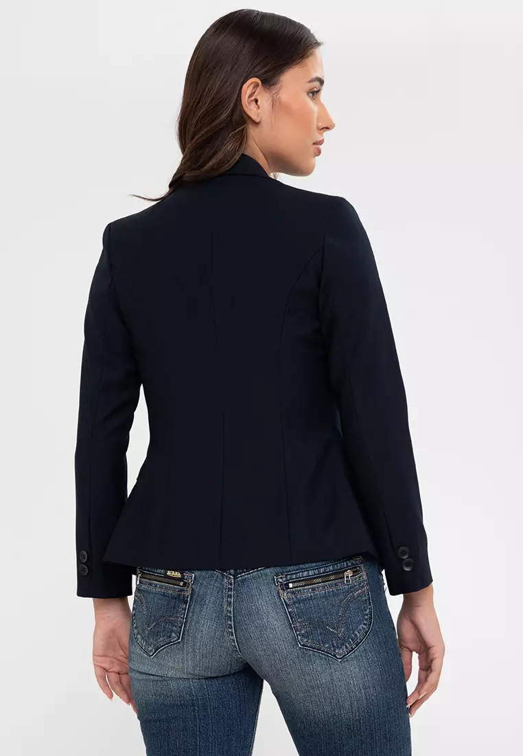 One Button Tailored Blazer