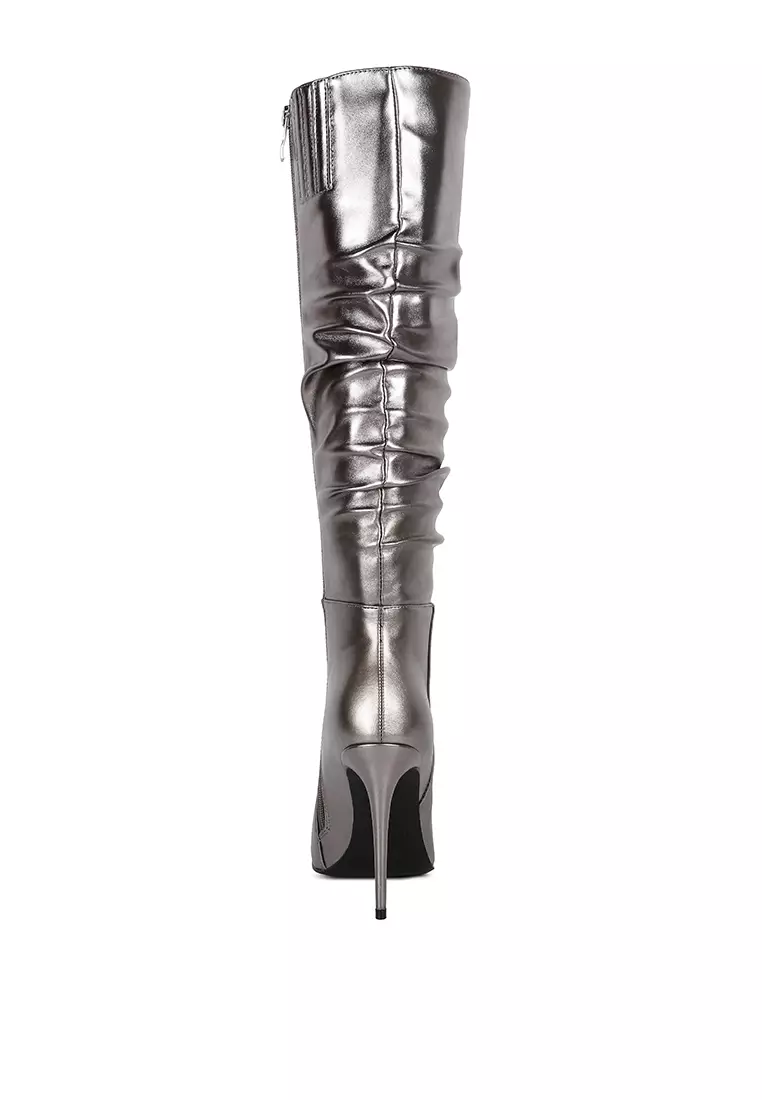 Michael antonio discount thigh high boots