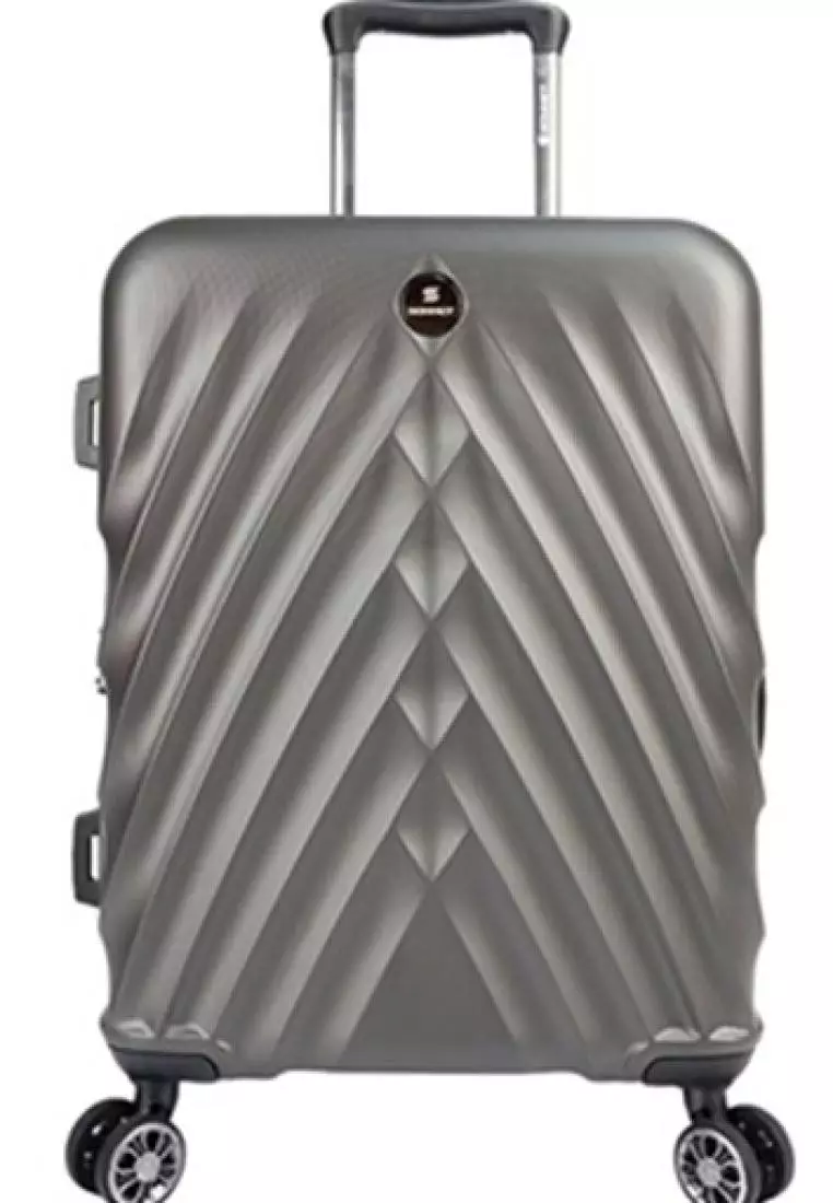 Buy Poly-Club Sonnet by Poly Pac 24 Elegant Style Anti-theft Expandable  Zipper Enhanced ABS Hardcase Luggage w TSA Lock - XA9277 Online