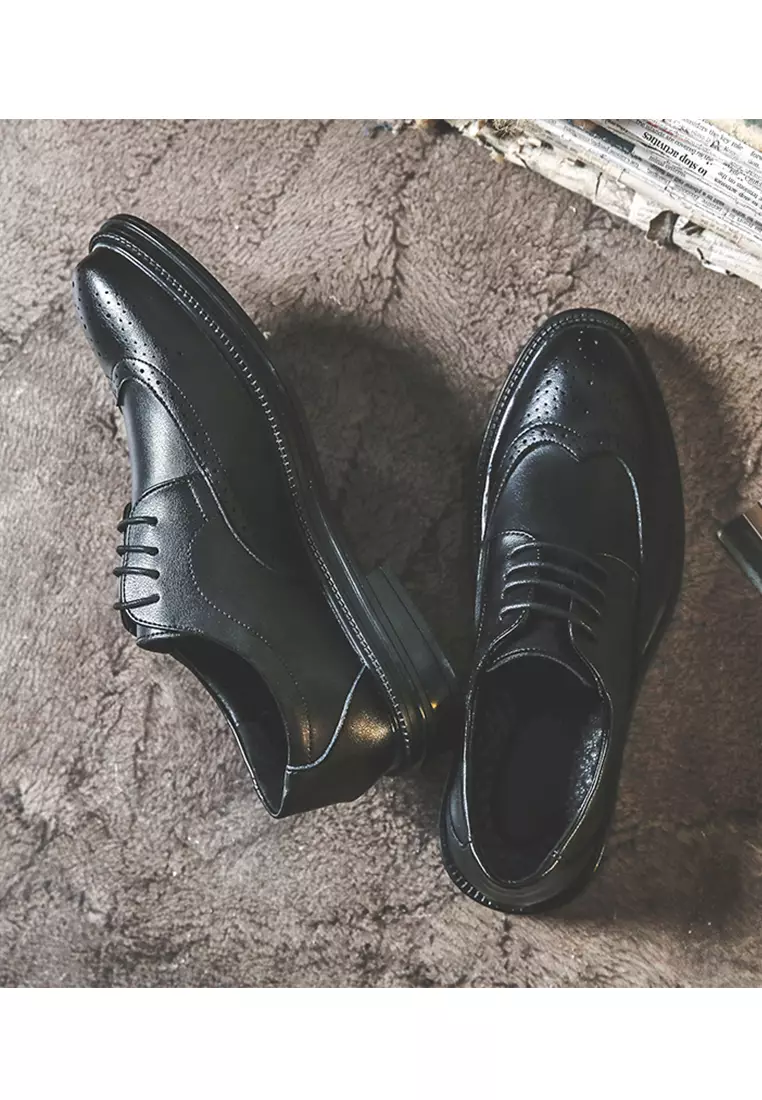 Synthetic Leather Brogue Derby MC85138