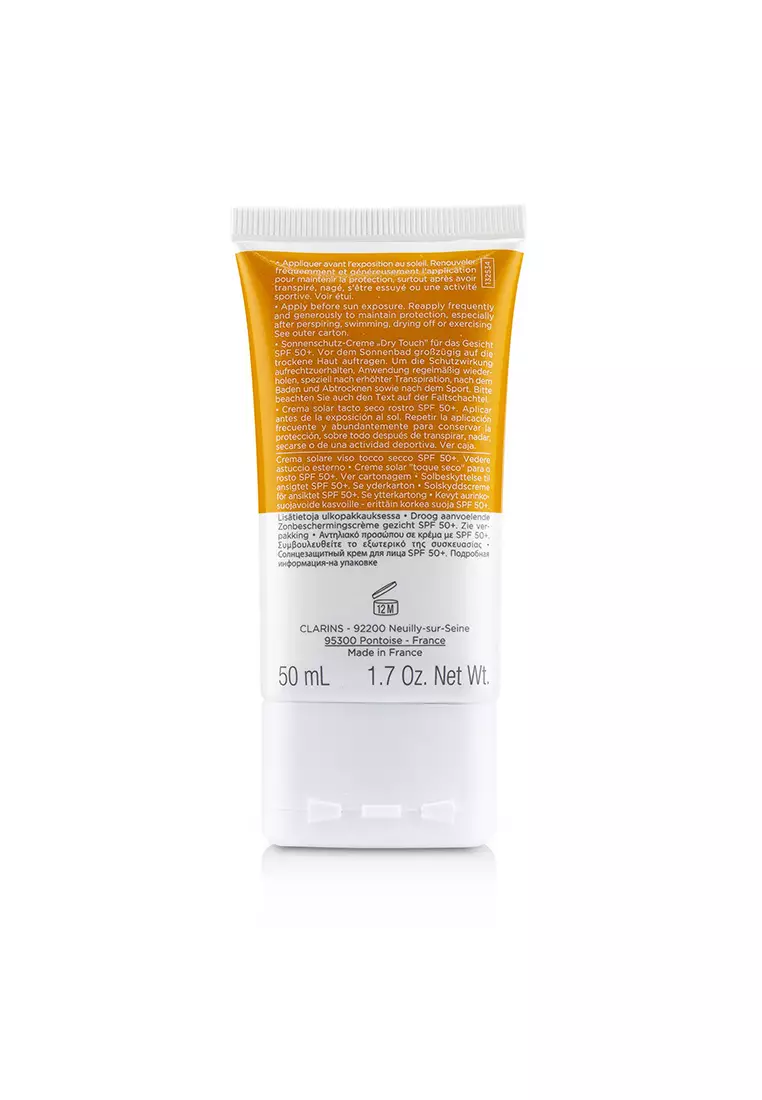 Buy Clarins CLARINS Dry Touch Sun Care Cream For Face SPF 50 50ml/1