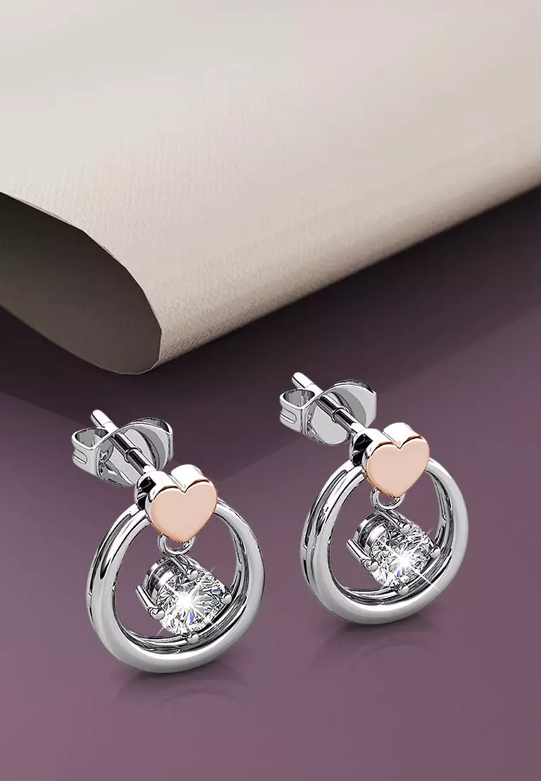 Felina Love Earrings Embellished with SWAROVSKI® crystals