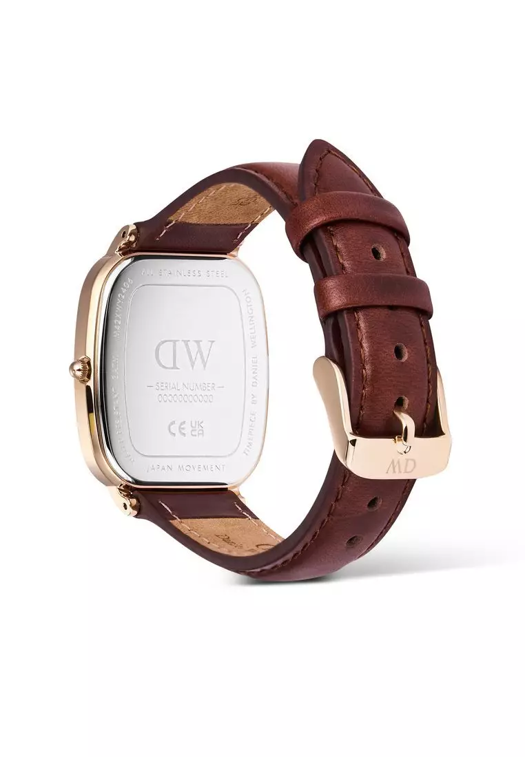 Marlon St Mawes Linen Rose Gold - Men Watch stainless steel watch DW Official Authentic Original