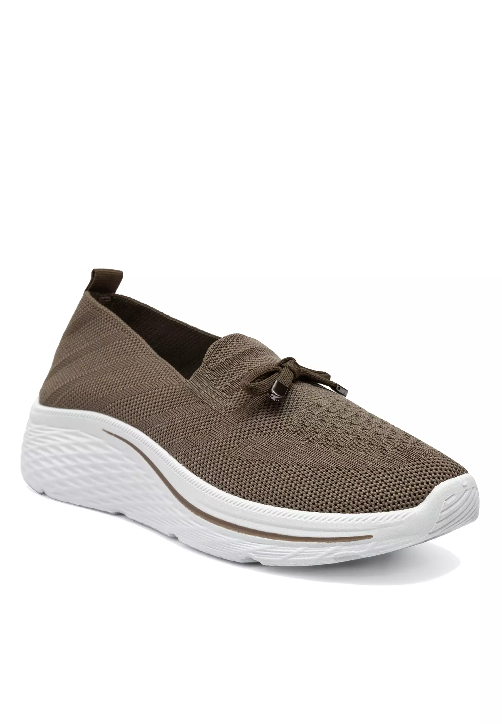 Dr. Kevin Sepatu Olahraga Sport Wanita Sneakers Rajut Slip On 559-006