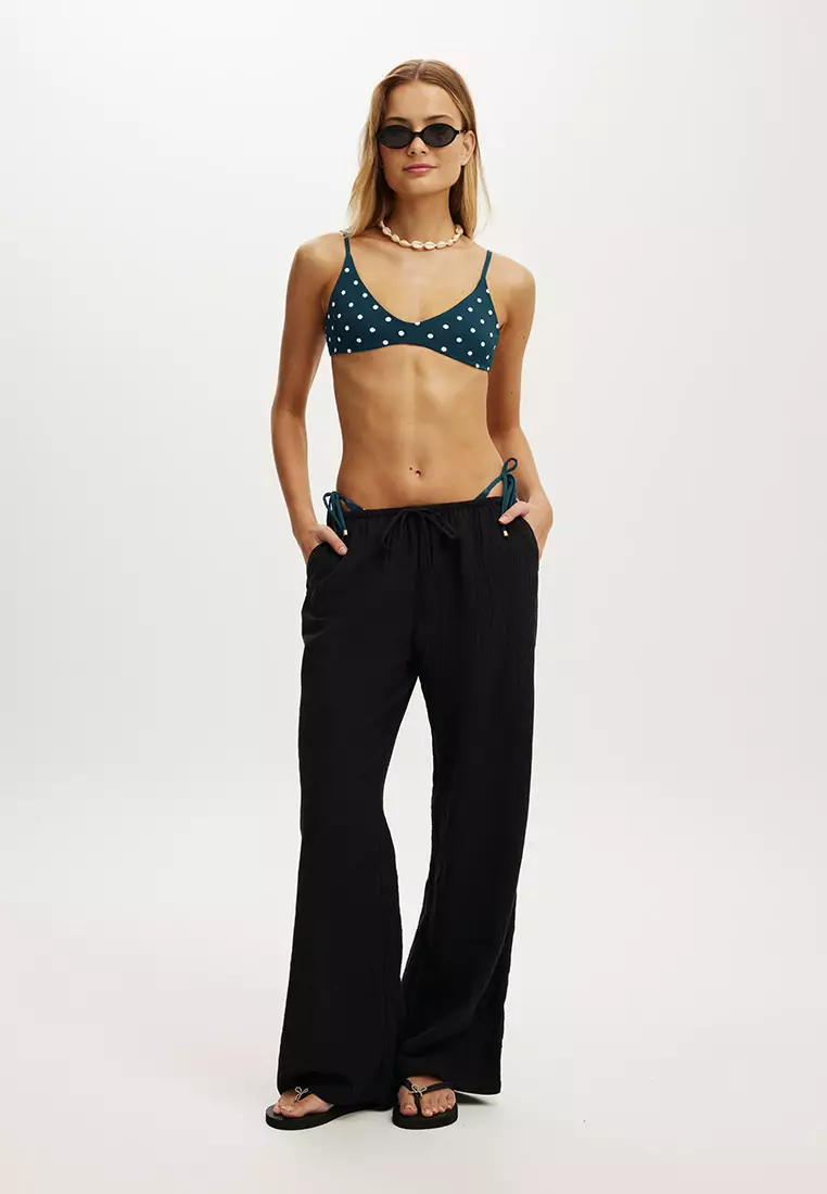 Scoop Tie Back Bikini Top