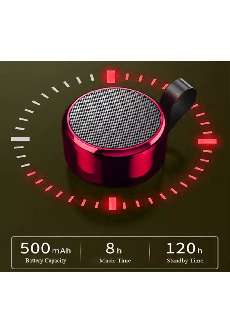 Buy Latest Gadget Senxin S8 Mini TWS 5W Electroplated Bluetooth Speaker