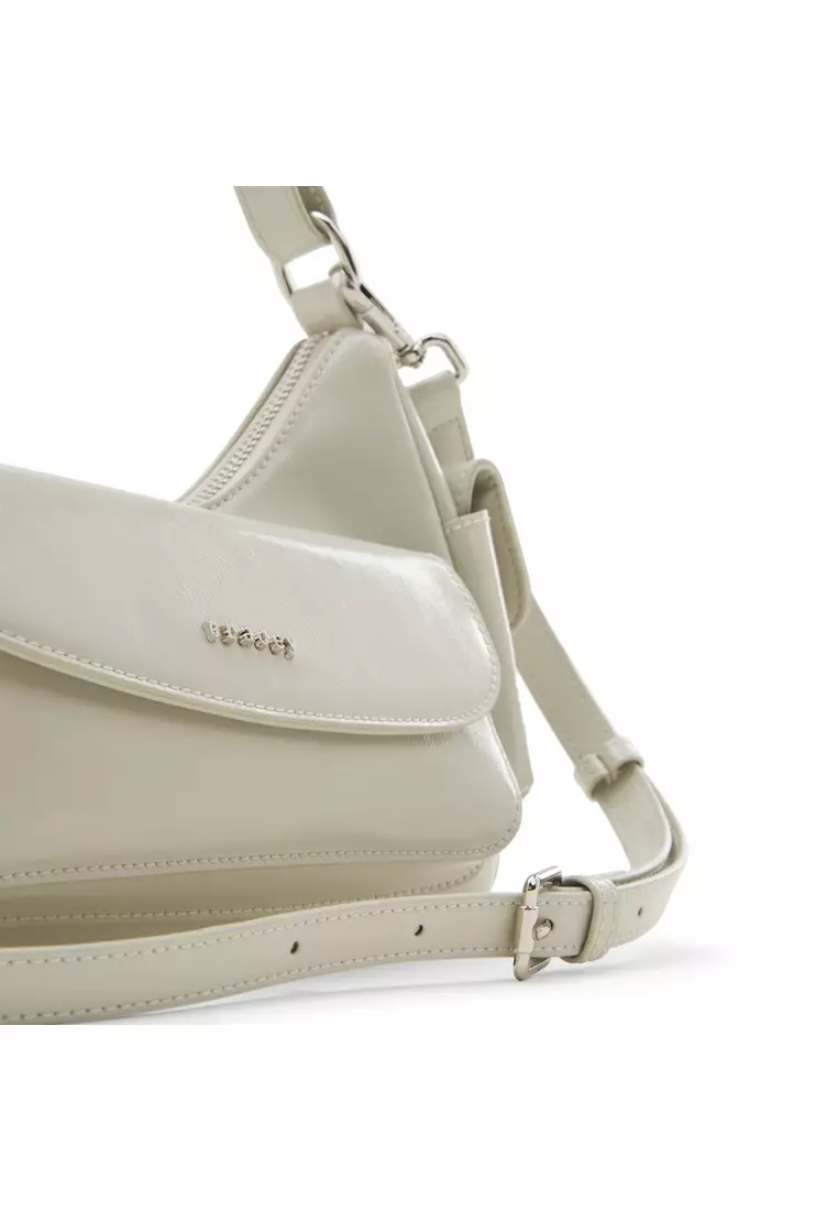 Tracey Glossy Pockets 2-Way Bag