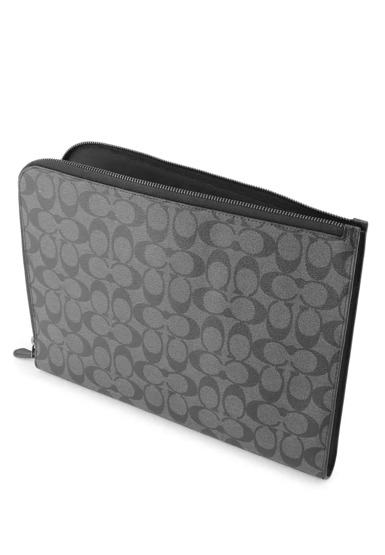 Tech portfolio in signature canvas store