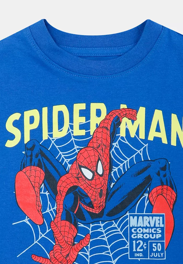 Marvel Short Sleeves Boxy Graphic Tee