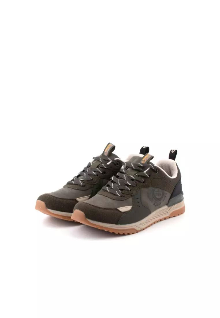 Men lace top up mesh sneakers
