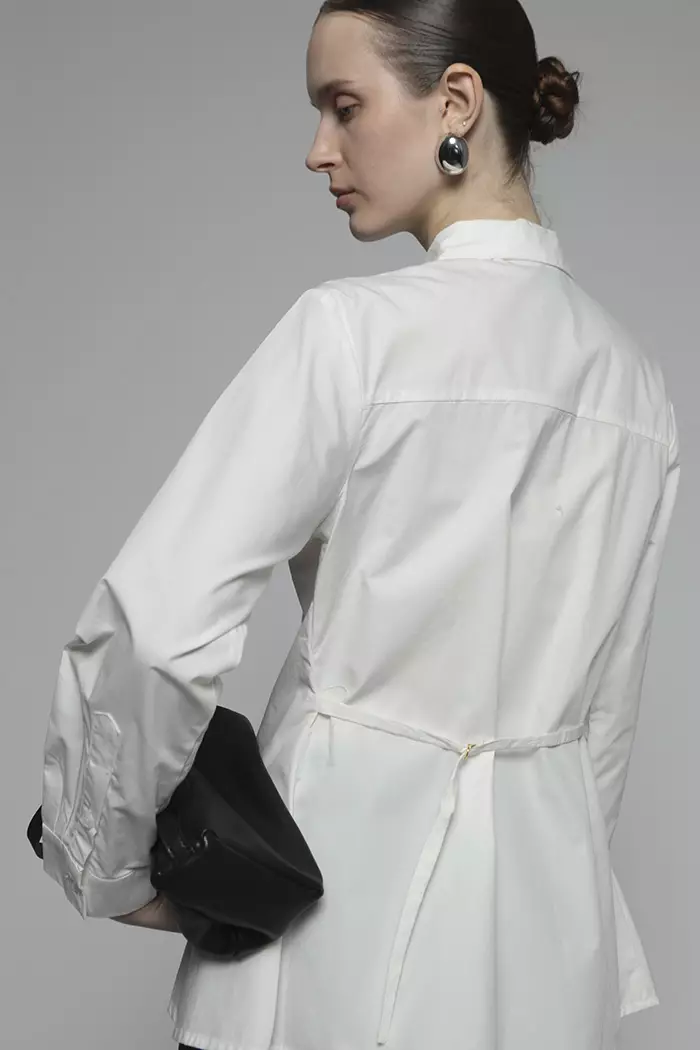 COTTONINK - Atasan Kemeja Wanita Off-white Gesso #StudioEssentials