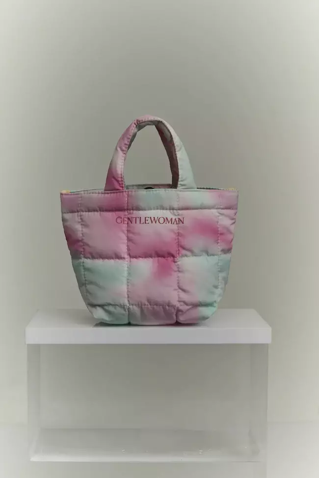 Pink Ombre Small Puffer Bag