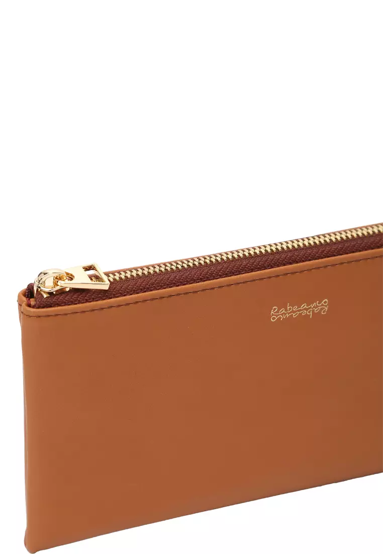 L-Zip Long Wallet - Caramel