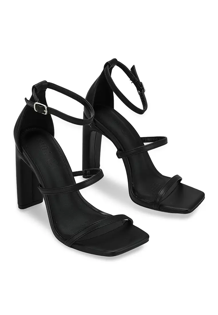 Buy Rubi Mila Triple Strap Block Heels 2024 Online ZALORA Singapore