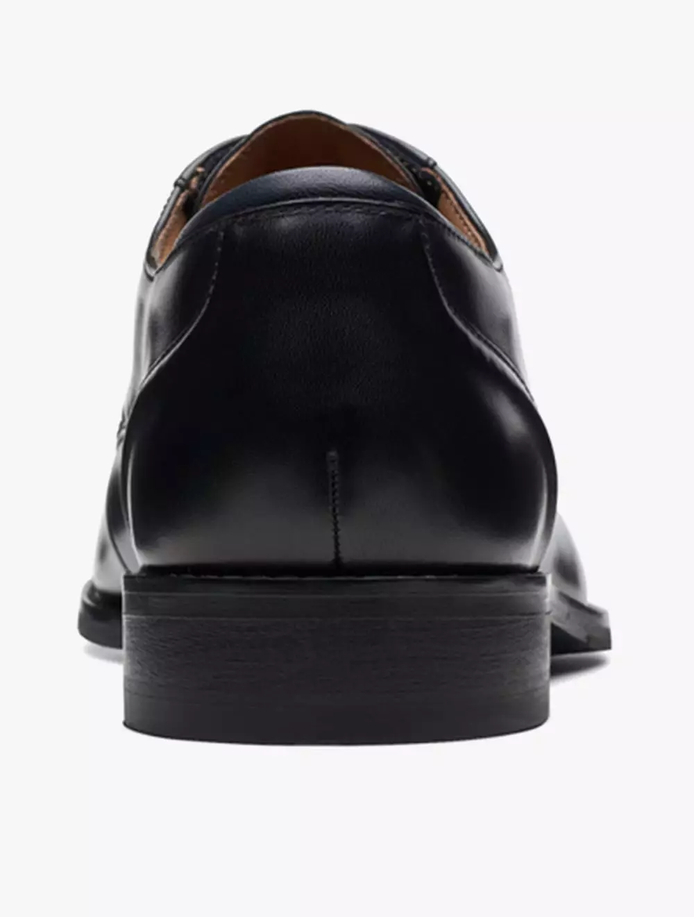 Clarks Men's CraftArlo Lace Shoes- Black Leather - Black