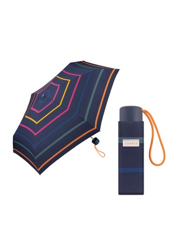 ESPRIT blue Umbrella Mini Alu Confetti stripes Sailor blue D06CDHL1359008GS_1