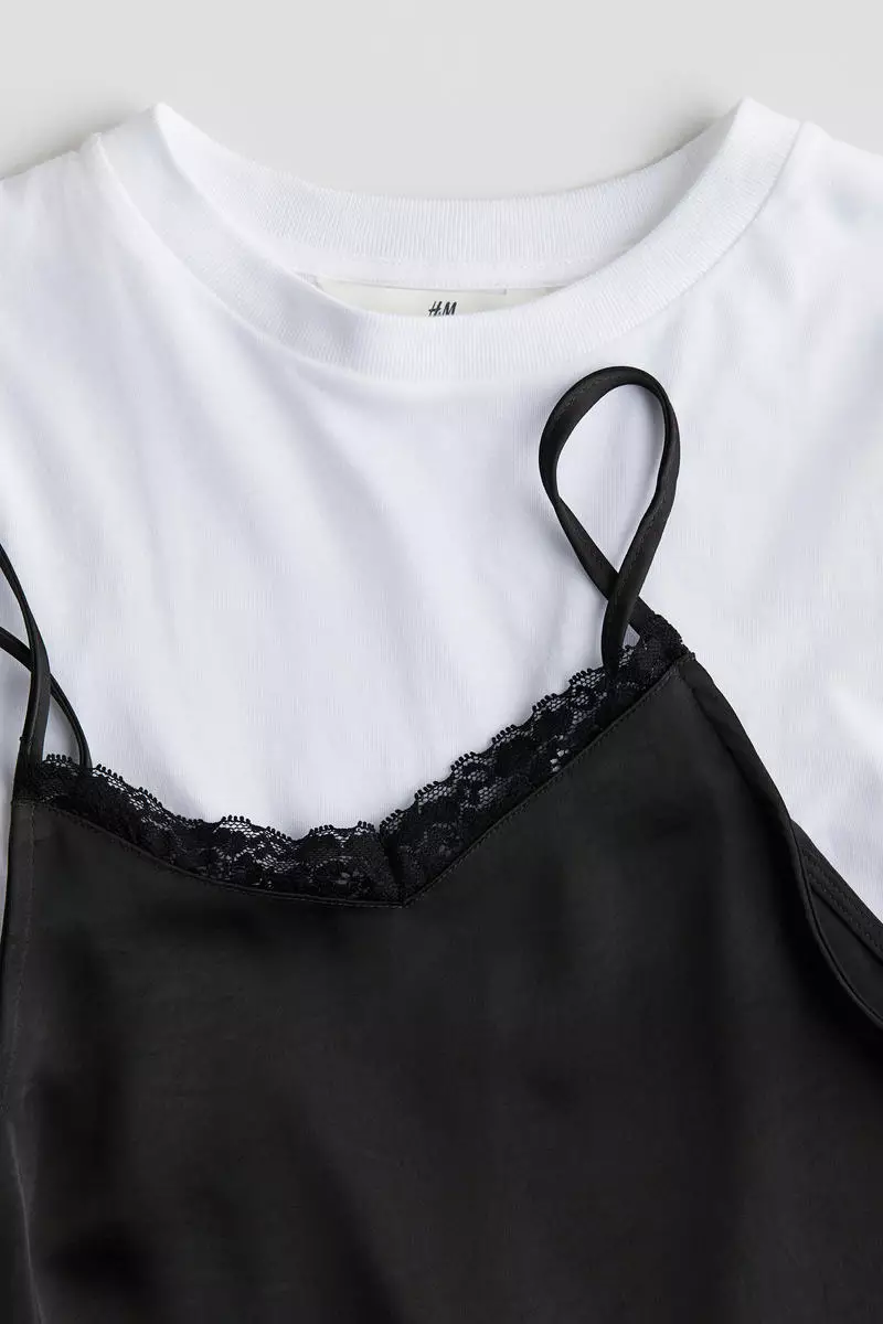 2-piece top and dress set