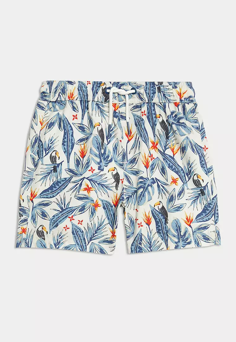 Mini Me Toucan Print Swim Shorts