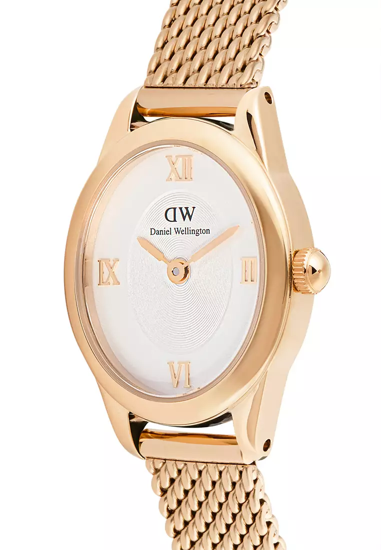 Ophelia Mini Mesh White Rose Gold - Women Watch stainless steel watch DW Official Authentic Original 女士手錶 不銹鋼手錶 DW 官方 真皮手錶 正品