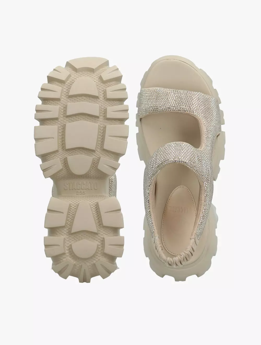 Staccato SC7EBK33-AP1 Women's Flats - Apricot - Apricot