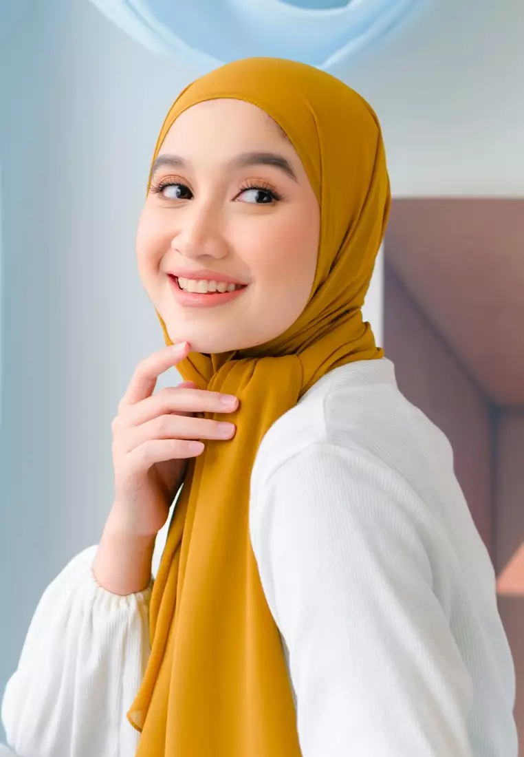 Bawal Shawl Dark Gold Mustard