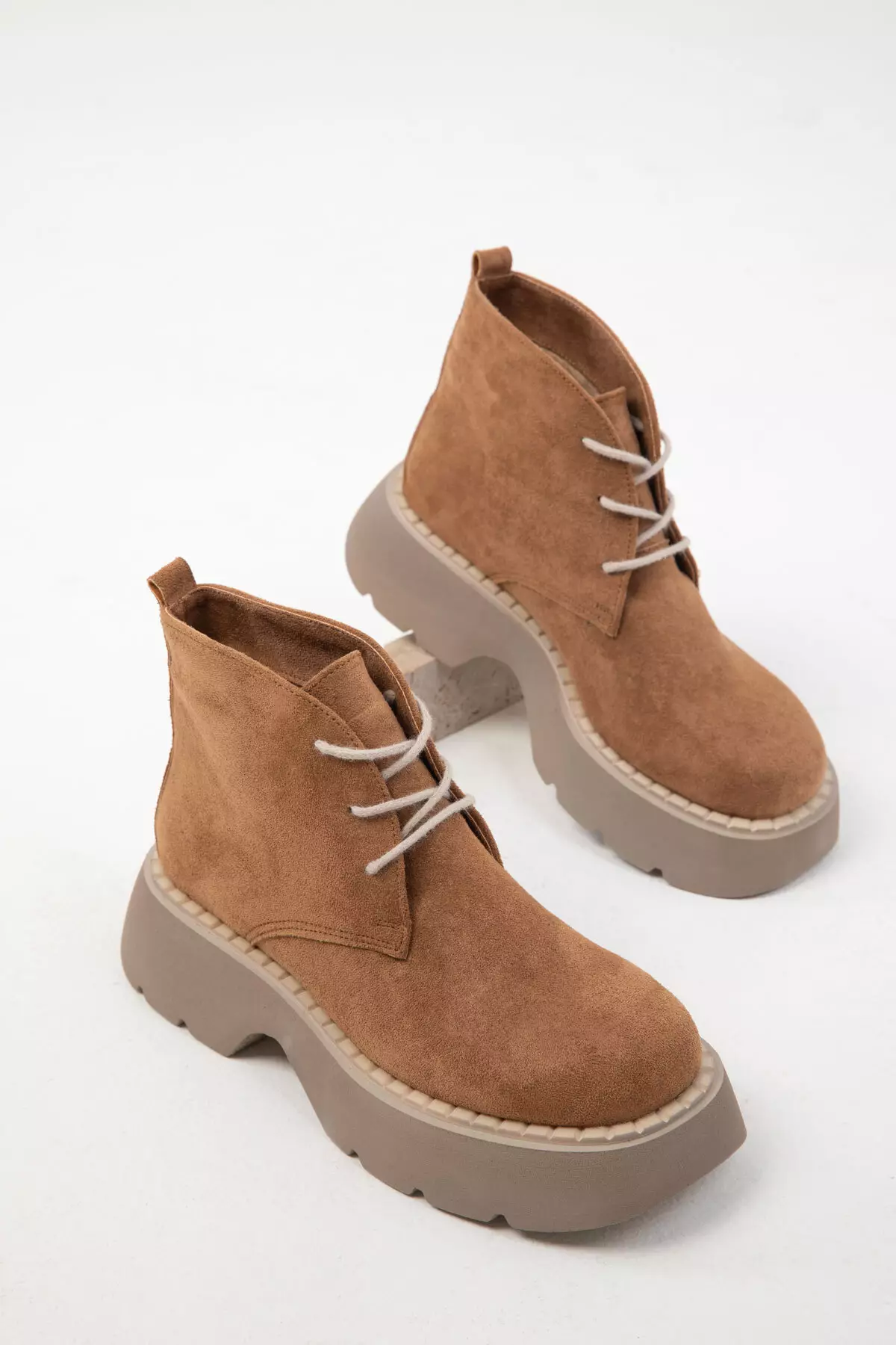 Tan Suede 19928 Boots & Booties