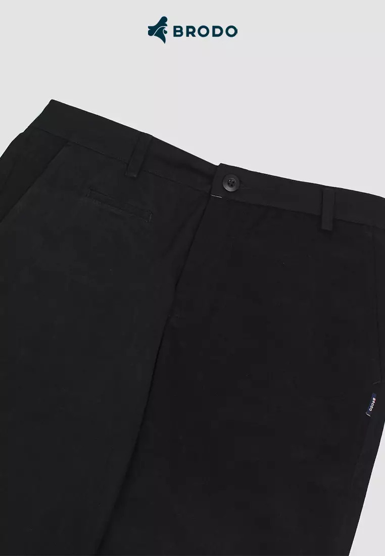 BRODO - Bropants Chino Relax Long Black