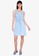 ZALORA BASICS blue Twist Front Sleeveless Mini Dress C1D6AAA633AB45GS_4