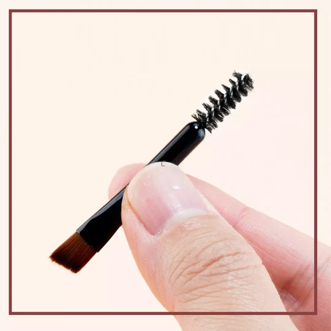 Wakakids Kuas Alis 2in1 Mini Eyebrow Brush Double Headed Make Up Venhs