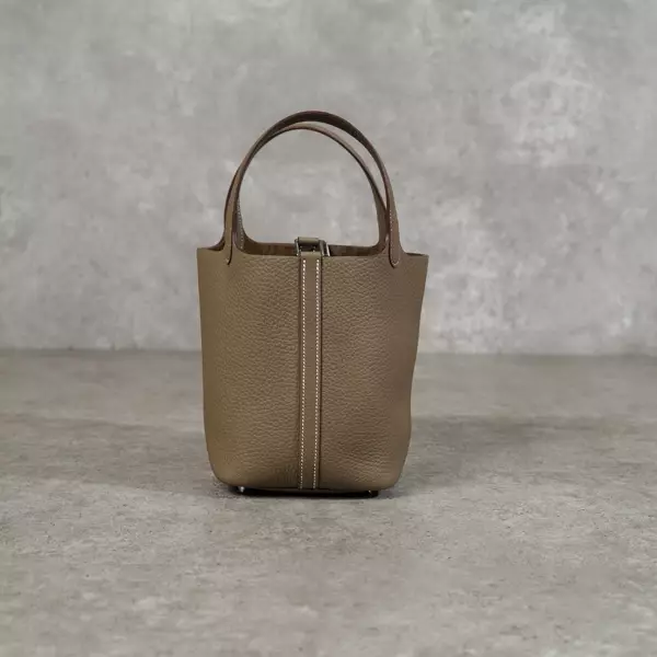 Tas HERMES PICOTIN 18 ETOUPE PHW BAG 100% ORIGINAL