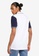 Fidelio white Contrasted Sleeves Polo Shirt 7DAFCAA5D016A1GS_1