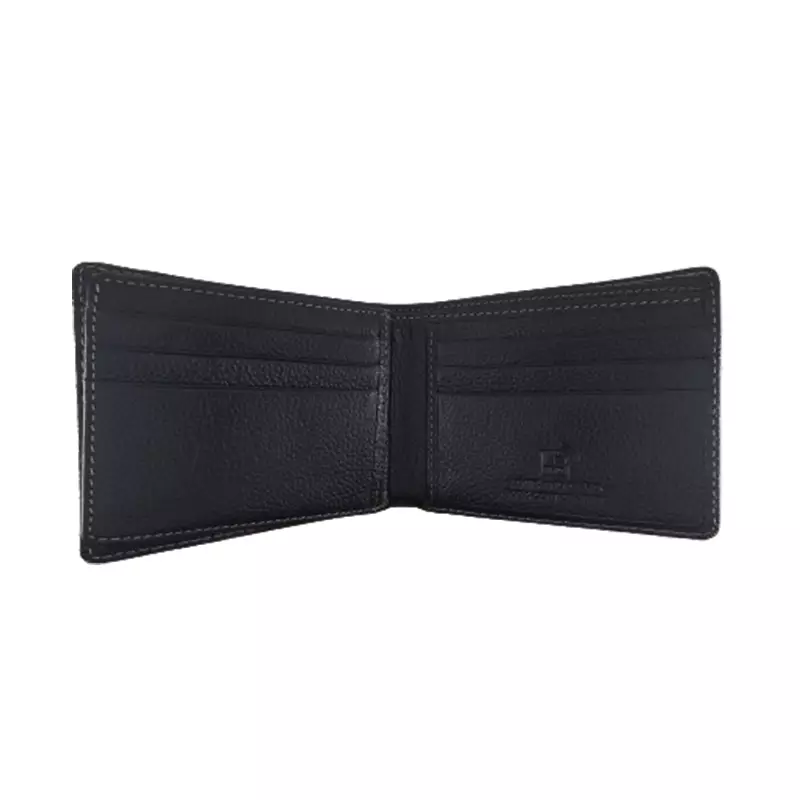 Urban Forest Kyle Leather Wallet & Reversible Belt Combo For Men - Black/Redwood, RFID Blocking, Adjustable Belt