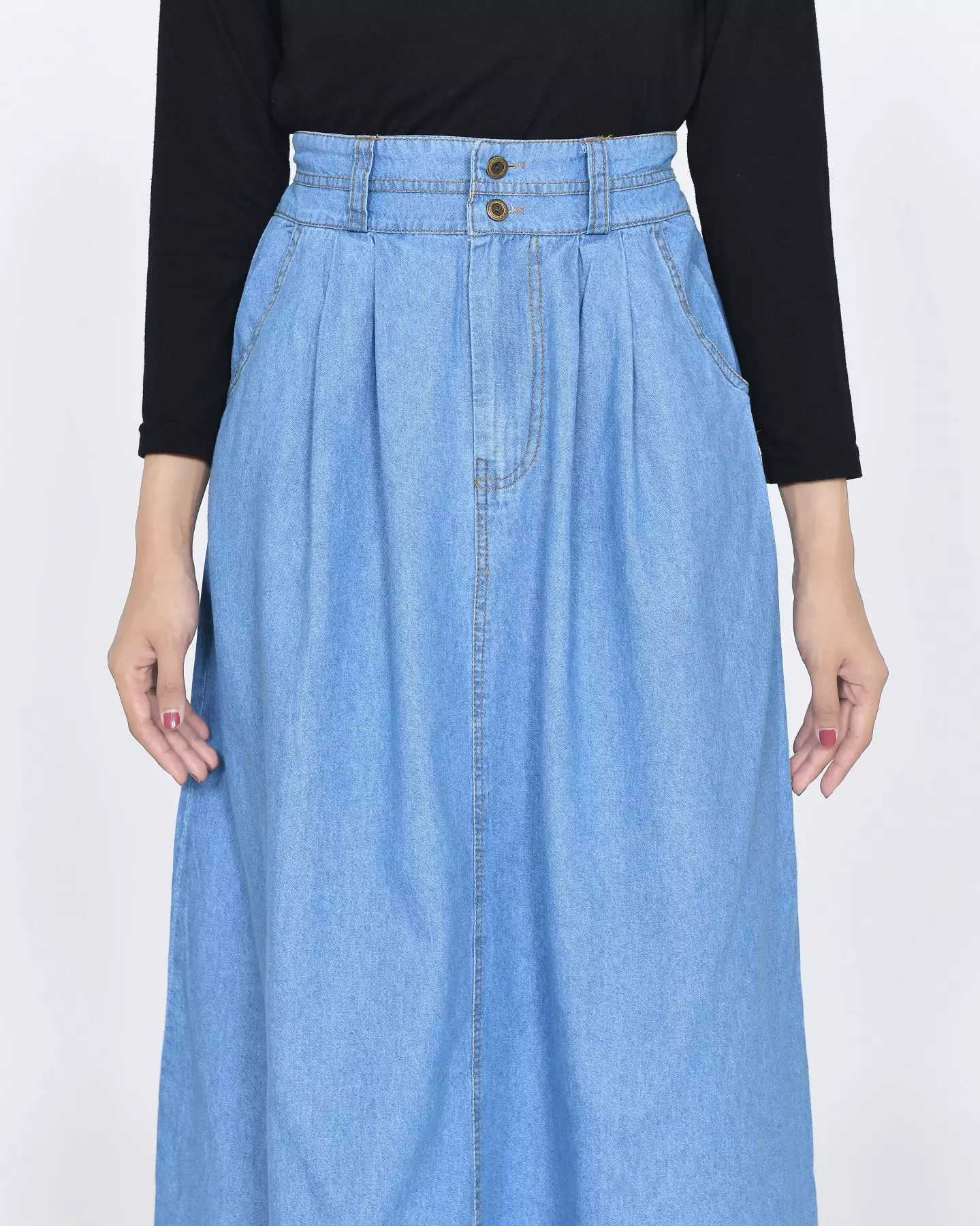 Rok Jeans Button