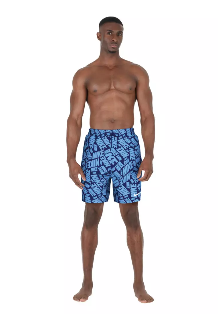 Tossed Block 7" Volley Short