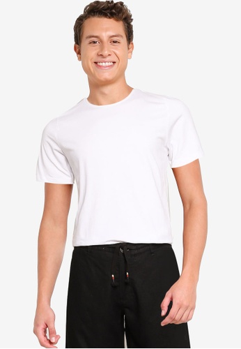 Springfield white Essential Slim T-Shirt 9B42AAA7AFB60DGS_1